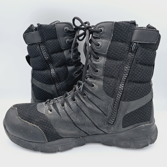 Reebok #RB8720 Men's Side-Zip Tactical Boot - Black - size 11.5 - Picture 6 of 14